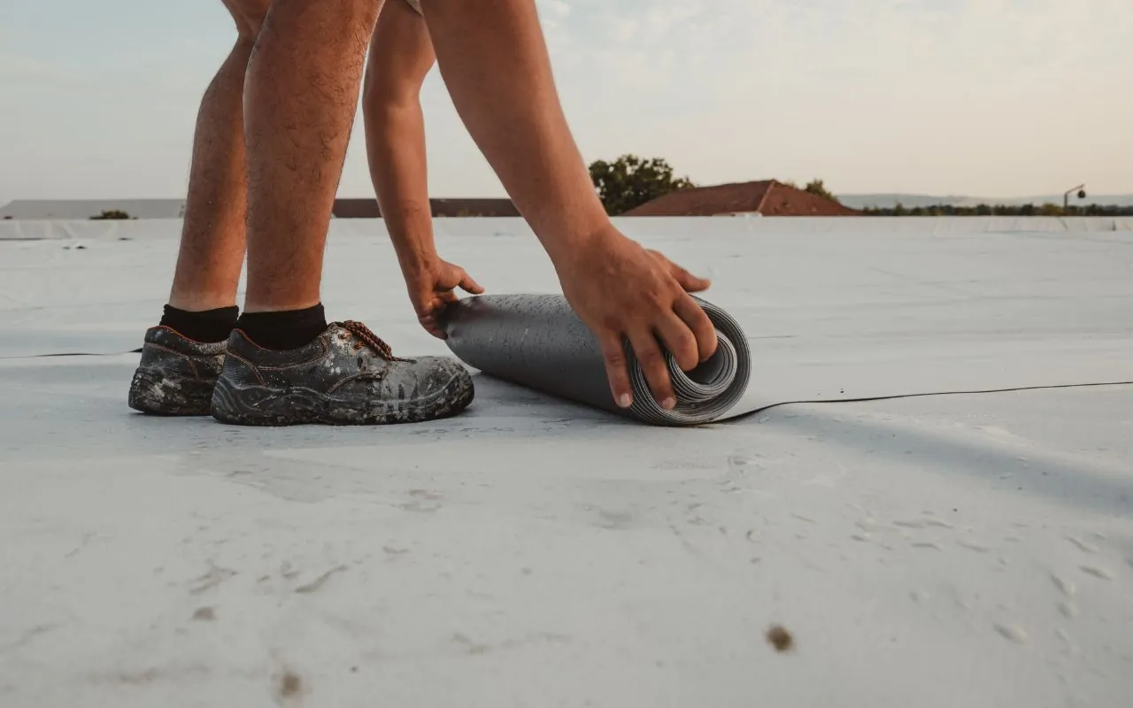 Durable PVC roofing in Albuquerque protecting homes from harsh weather.